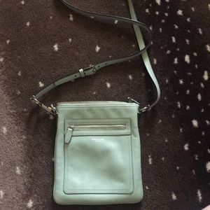 Coach leather crossbody bag